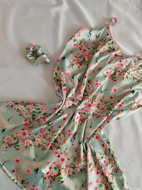 سارافون  ساتن شکوفه ی بهاری