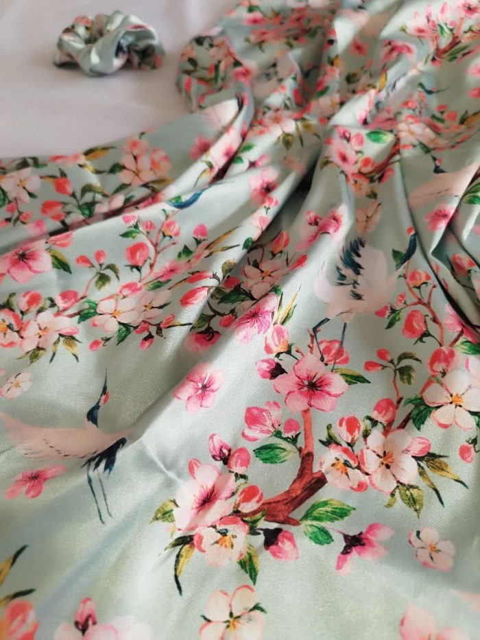 سارافون  ساتن شکوفه ی بهاری